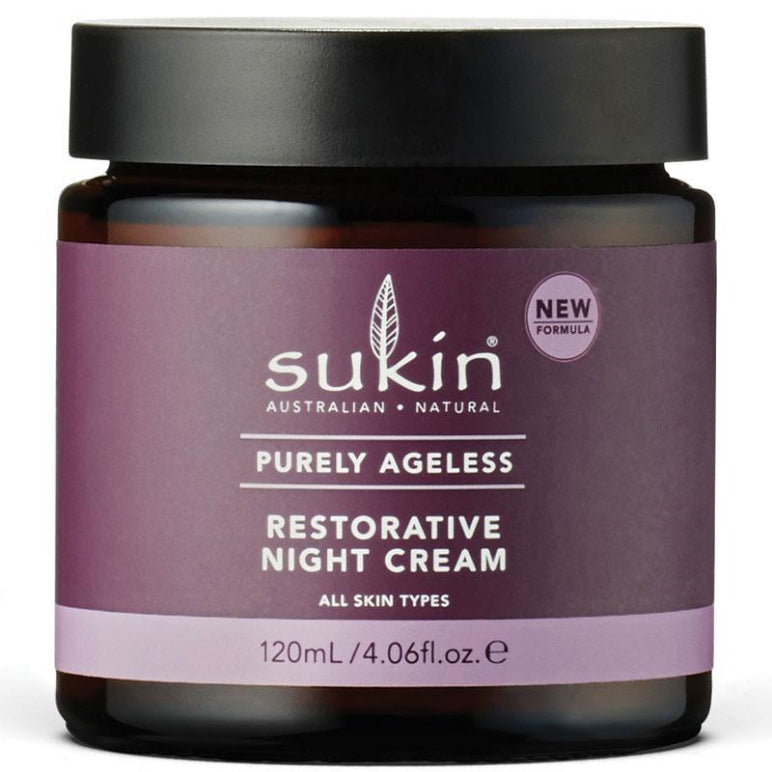 Sukin Purely Ageless Restorative Night Cream 120ml front image on Livehealthy HK imported from Australia