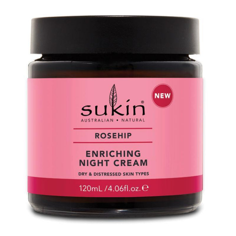 Sukin Rosehip Enriching Night Cream 120ml front image on Livehealthy HK imported from Australia