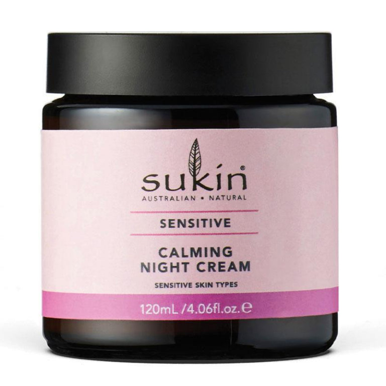 Sukin Sensitive Calming Night Cream 120ml front image on Livehealthy HK imported from Australia