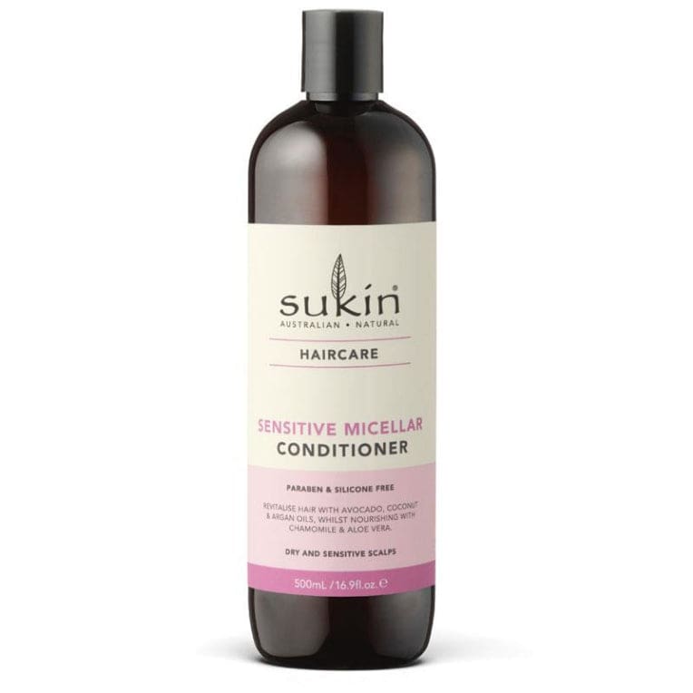 Sukin Sensitive Micellar Conditioner 500ml front image on Livehealthy HK imported from Australia