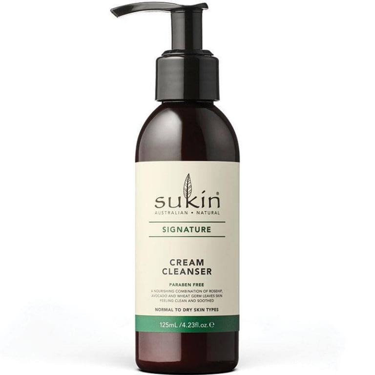 Sukin Signature Cream Cleanser Pump 125ml front image on Livehealthy HK imported from Australia