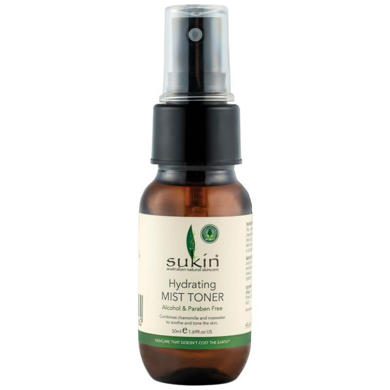 Sukin Signature Hydrating Mist Toner 50ml front image on Livehealthy HK imported from Australia