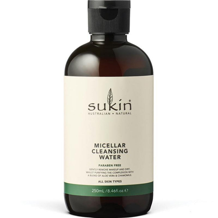 Sukin Signature Micellar Cleansing Water 250ml front image on Livehealthy HK imported from Australia