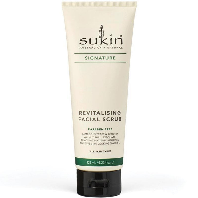 Sukin Signature Revitalising Facial Scrub 125mL front image on Livehealthy HK imported from Australia