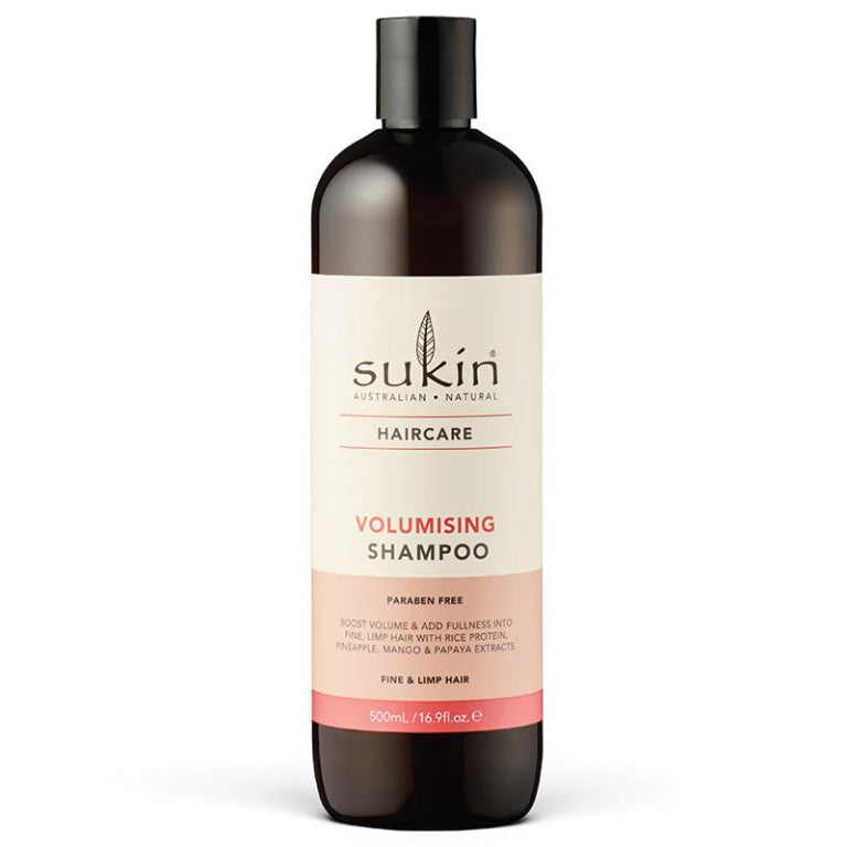 Sukin Volumising Shampoo 500ml front image on Livehealthy HK imported from Australia