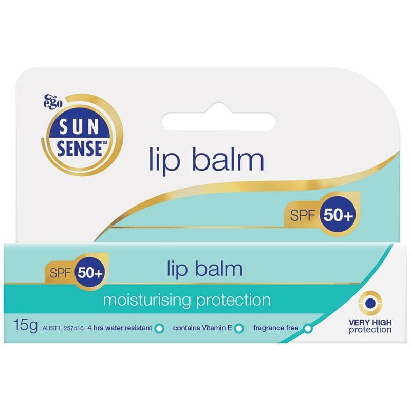 Sunsense Lip Balm spf 50+ 15G front image on Livehealthy HK imported from Australia