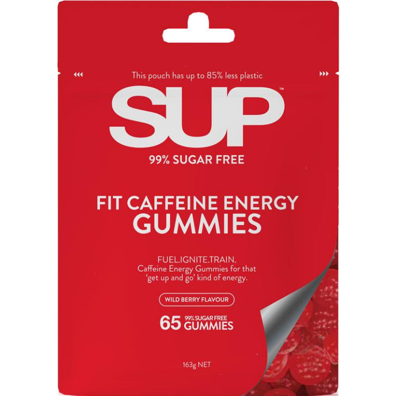 SUP Fit Caffeine 65 Gummies New front image on Livehealthy HK imported from Australia