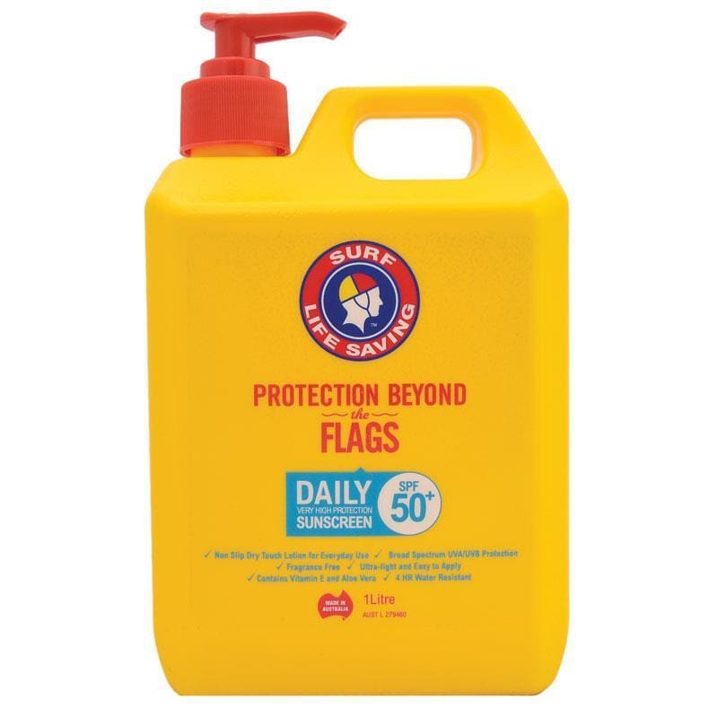 Surf Life Saving SPF 50+ Daily 1 Litre front image on Livehealthy HK imported from Australia