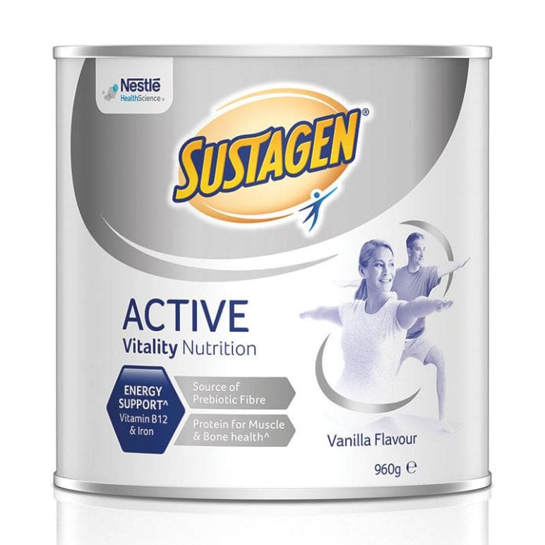 Sustagen Active 960g front image on Livehealthy HK imported from Australia