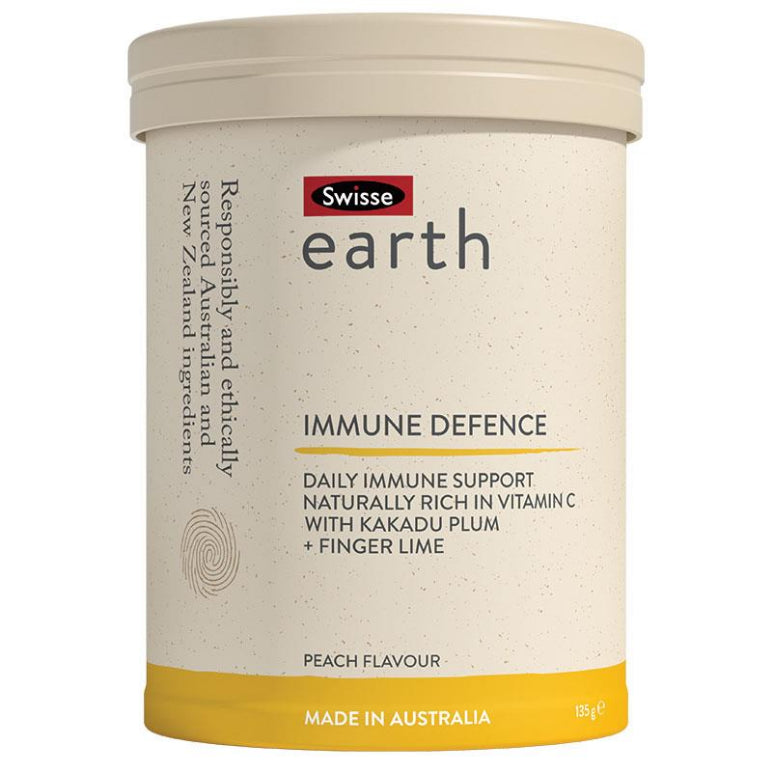 Swisse Earth Immune Defence 135g Powder front image on Livehealthy HK imported from Australia