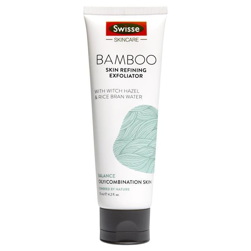 Swisse Skincare Bamboo Skin Refining Exfoliator 125ml front image on Livehealthy HK imported from Australia