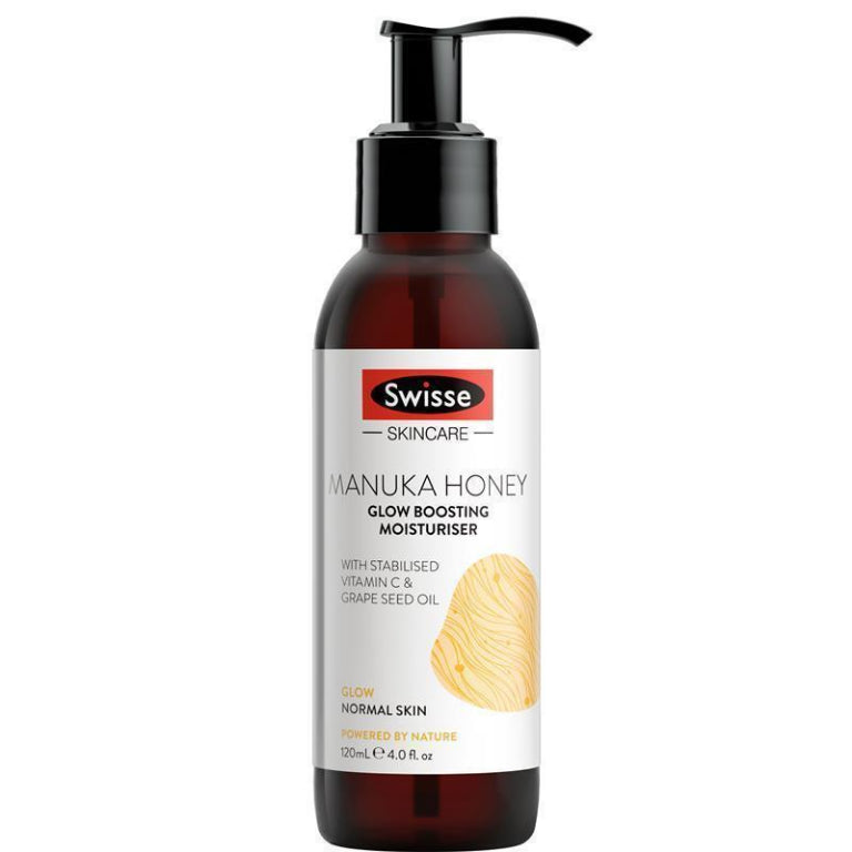 Swisse Skincare Manuka Honey Glow Boosting Moisturiser 120ml front image on Livehealthy HK imported from Australia