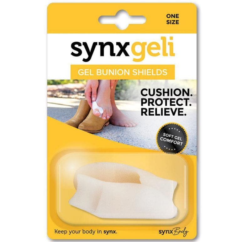 Synxgeli Bunion Shields with Toe Separator front image on Livehealthy HK imported from Australia