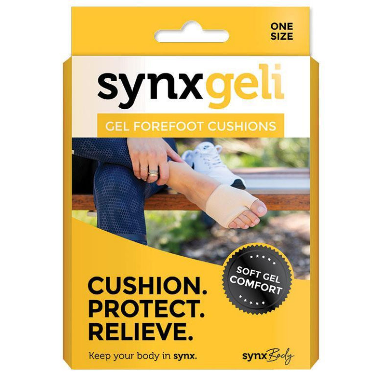 Synxgeli Forefoot Cushions front image on Livehealthy HK imported from Australia