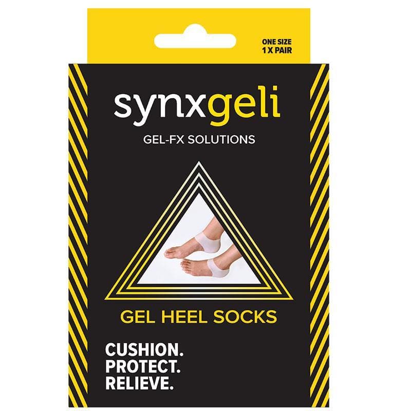 Synxgeli Heel Socks front image on Livehealthy HK imported from Australia