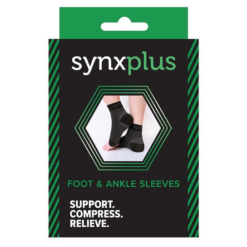 Synxplus Foot & Ankle Sleeve Small front image on Livehealthy HK imported from Australia
