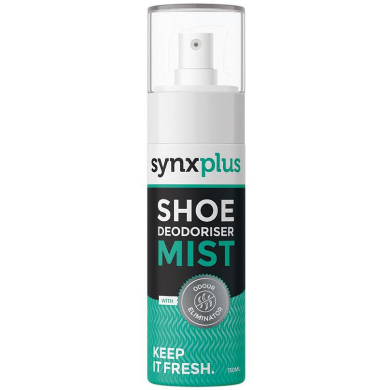 Synxplus Shoe Deodoriser Mist 150ml front image on Livehealthy HK imported from Australia