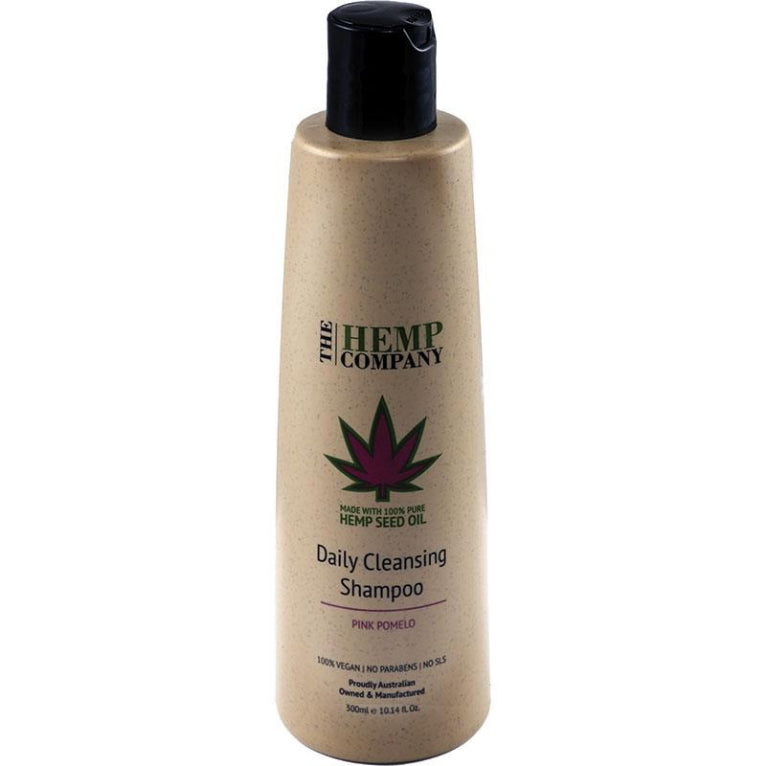 The Hemp Company Daily Cleansing Shampoo 300ml front image on Livehealthy HK imported from Australia