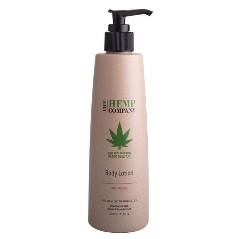 The Hemp Company Pink Pomelo Body Lotion 300ml front image on Livehealthy HK imported from Australia