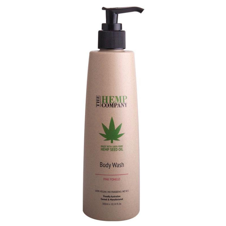 The Hemp Company Pink Pomelo Body Wash 300ml front image on Livehealthy HK imported from Australia