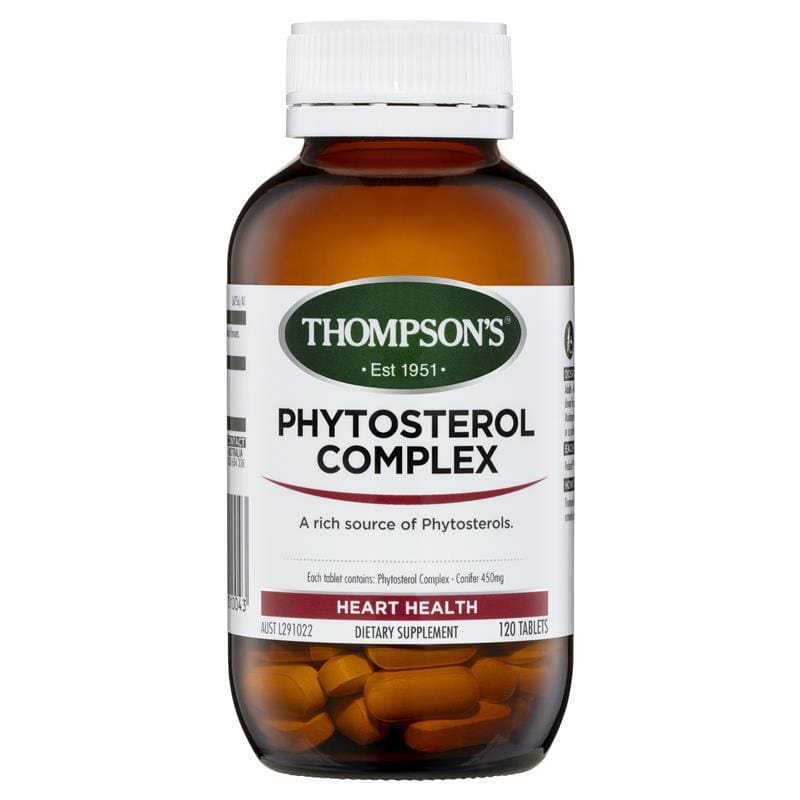 Thompson's Phytosterol Complex 120 Tablets front image on Livehealthy HK imported from Australia