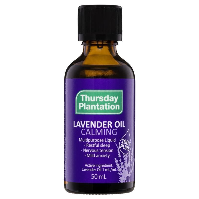 Thursday Plantation Lavender Oil 100% Pure 50ml front image on Livehealthy HK imported from Australia