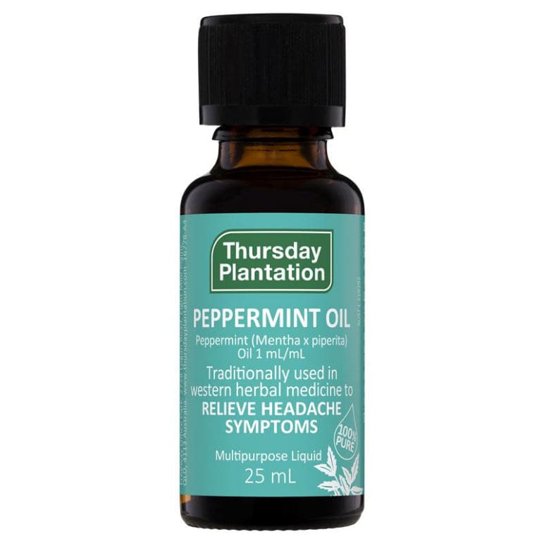 Thursday Plantation Peppermint Oil 25ml front image on Livehealthy HK imported from Australia