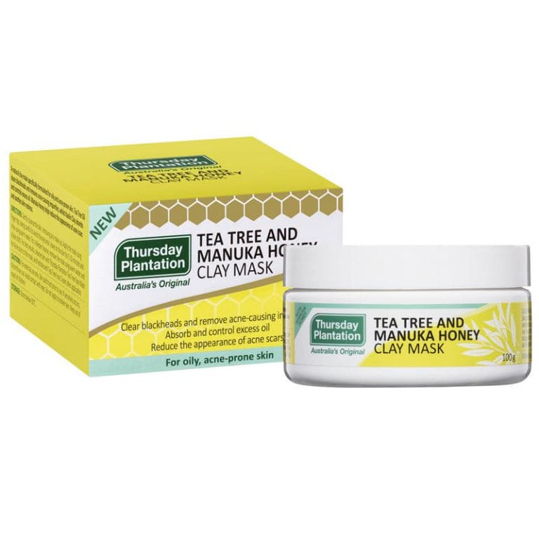 Thursday Plantation Tea Tree And Manuka Honey Clay Mask 100g front image on Livehealthy HK imported from Australia