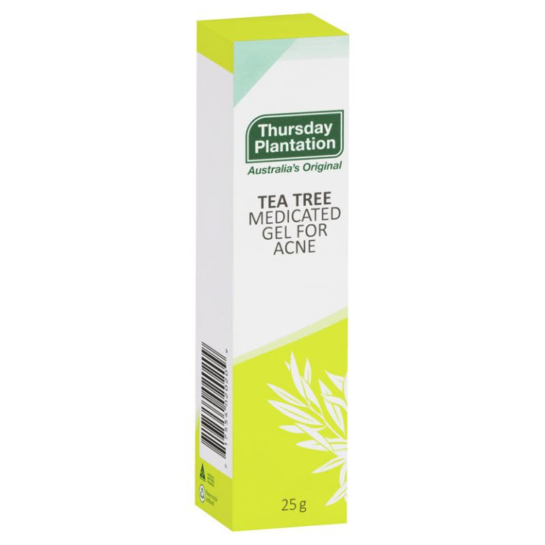 Thursday Plantation Tea Tree Medicated Gel For Acne 25g front image on Livehealthy HK imported from Australia