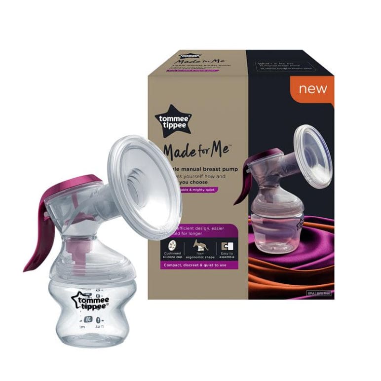 Tommee Tippee Made for Me Single Manual Breast Pump front image on Livehealthy HK imported from Australia