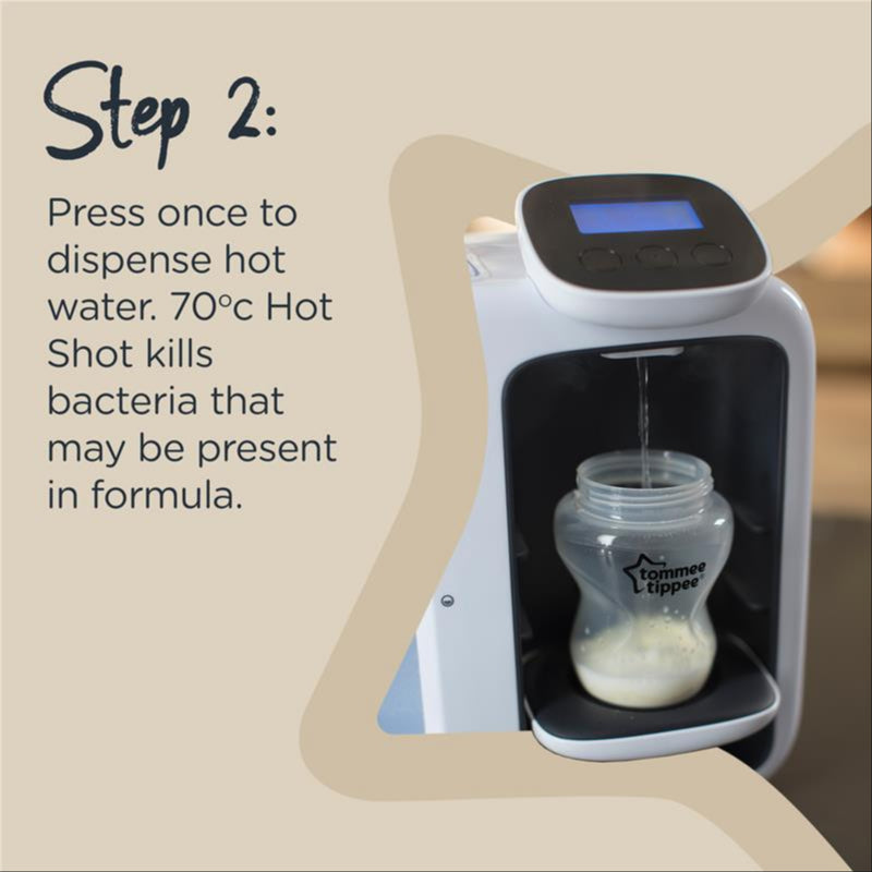 Buy Tommee Tippee Perfect Prep Day & Night, Baby Bottle Maker Machine with  Digital Display and Adjustable Volume, White, Free Delivery to HK
