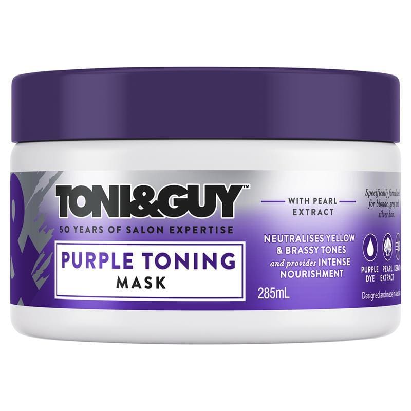 Toni & Guy Purple Mask 285ml front image on Livehealthy HK imported from Australia