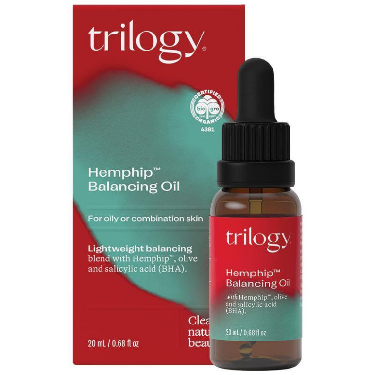 Trilogy Hemphip Balancing Oil 20ml front image on Livehealthy HK imported from Australia