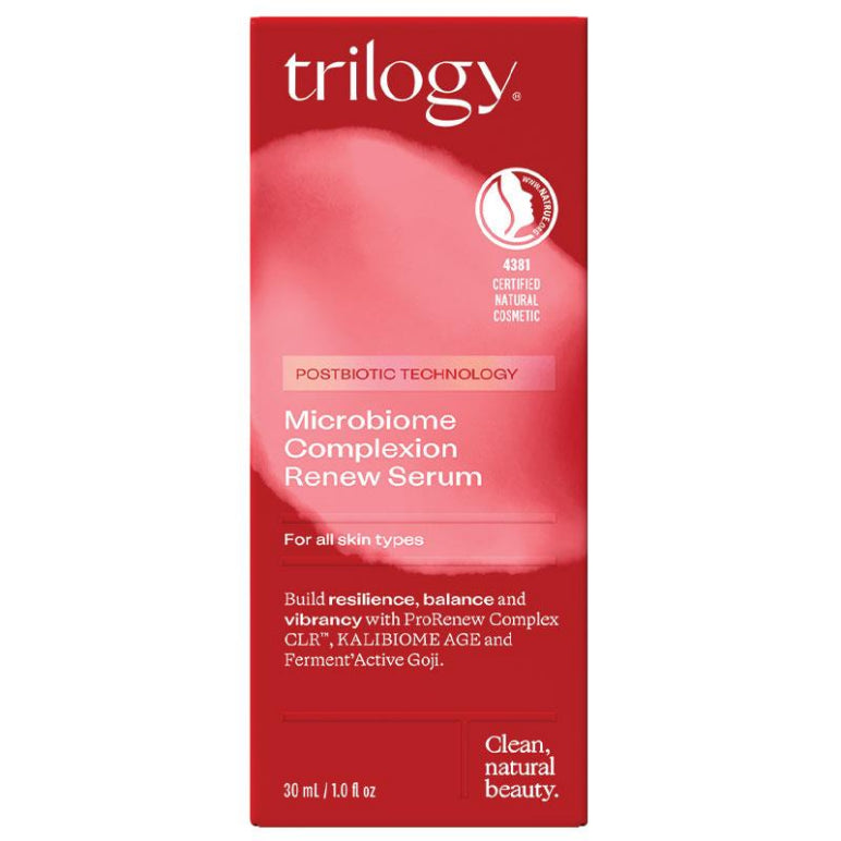 Trilogy Microbiome Complexion Renew Serum 30ml front image on Livehealthy HK imported from Australia