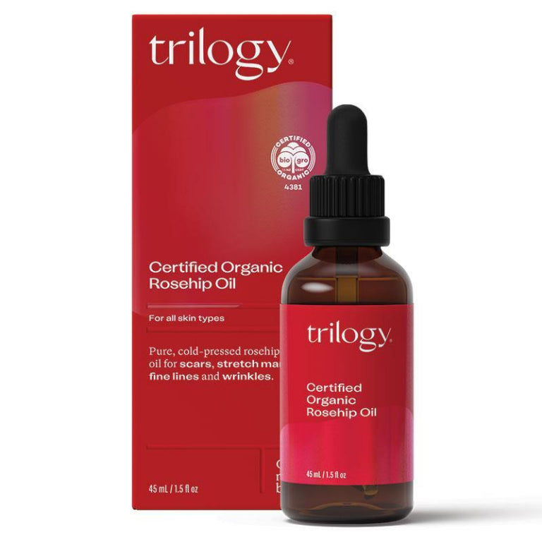 Trilogy Rosehip Oil 45ml front image on Livehealthy HK imported from Australia