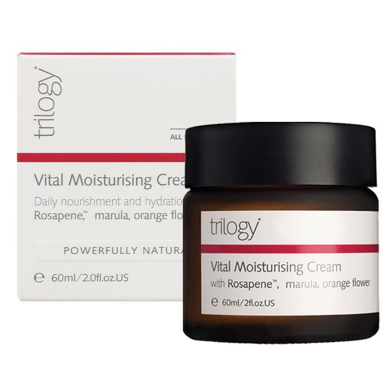 Trilogy Vital Moisturising Cream 60ml front image on Livehealthy HK imported from Australia