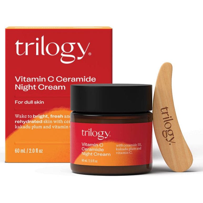 Trilogy Vitamin C Ceramide Night Cream 60ml front image on Livehealthy HK imported from Australia
