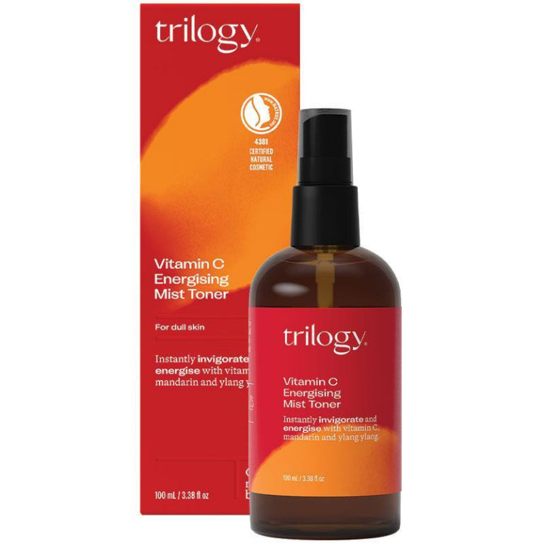 Trilogy Vitamin C Energising Mist Toner 100ml front image on Livehealthy HK imported from Australia