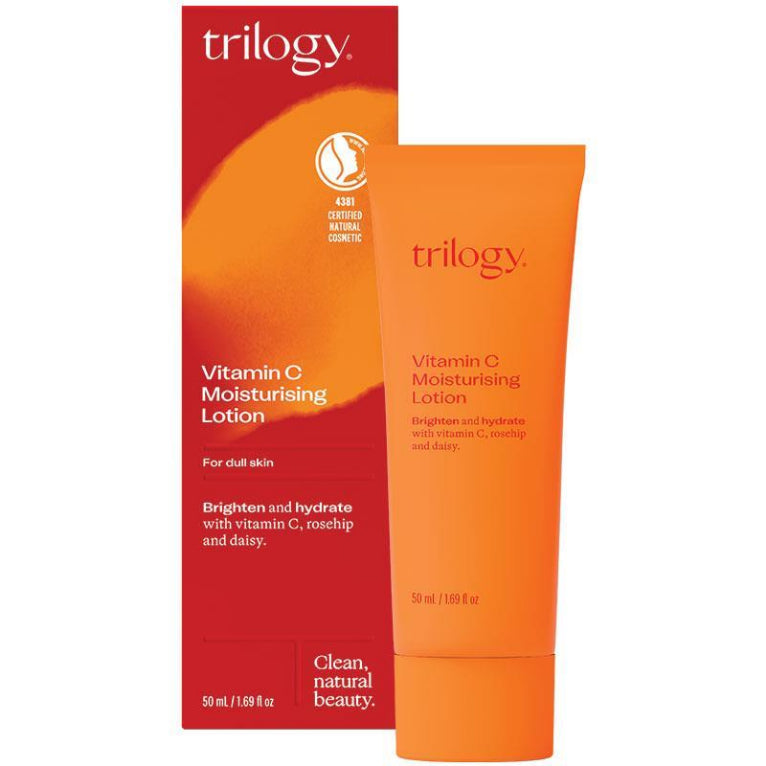 Trilogy Vitamin C Moisturising Lotion 50ml front image on Livehealthy HK imported from Australia