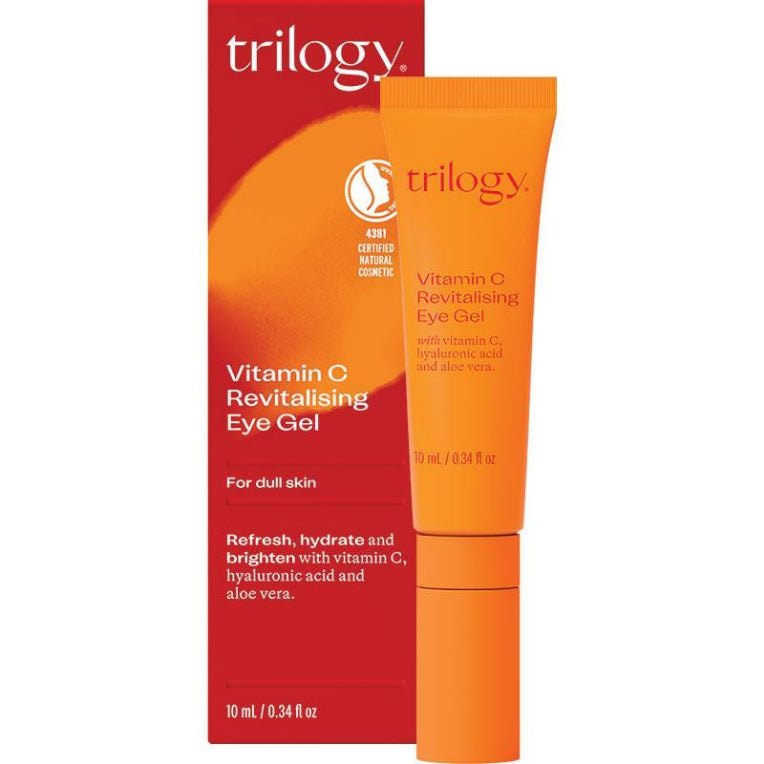 Trilogy Vitamin C Revitalising Eye Gel 10ml front image on Livehealthy HK imported from Australia