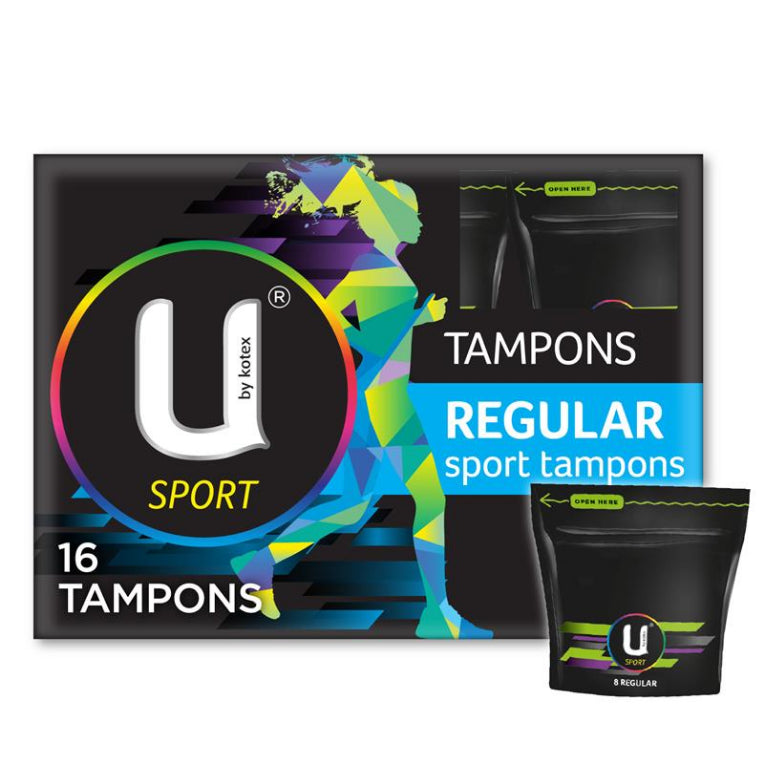 Buy U By Kotex Sport Tampons Super 16 Pack