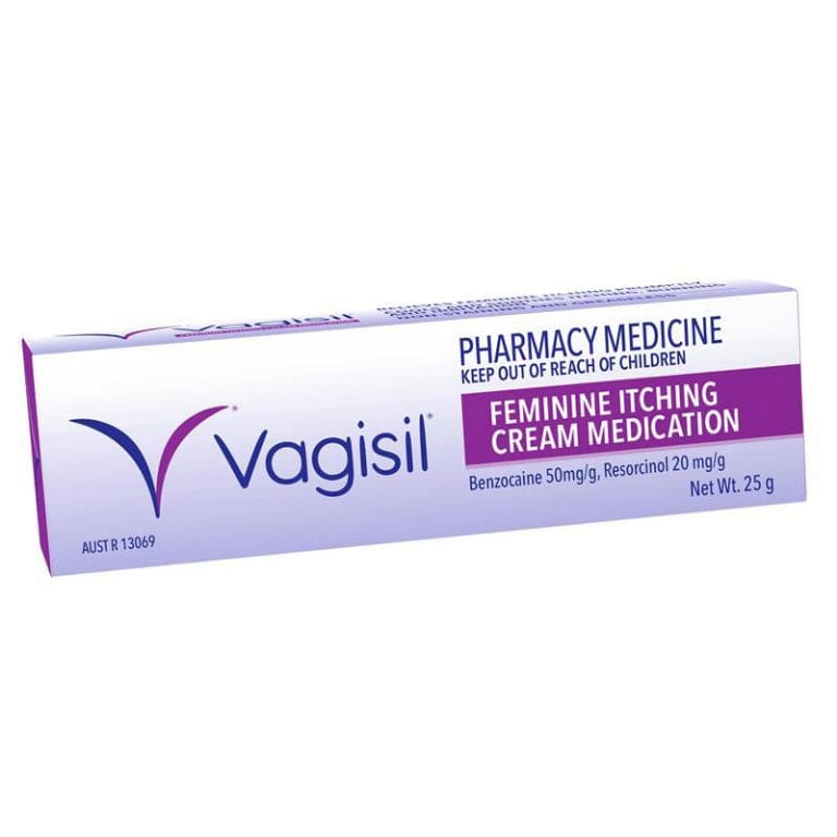 Vagisil Feminine Itching Cream 25g front image on Livehealthy HK imported from Australia