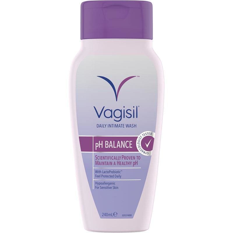 Vagisil Intimate Wash pH Balance 240ml front image on Livehealthy HK imported from Australia