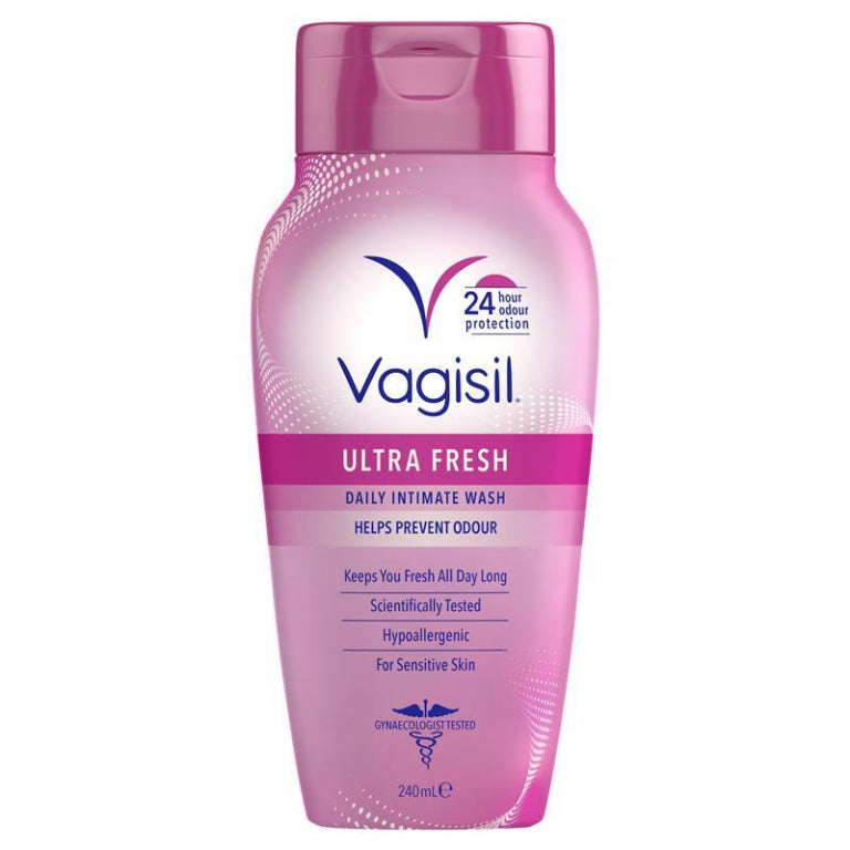 Vagisil Intimate Wash Ultra Fresh 240ml front image on Livehealthy HK imported from Australia