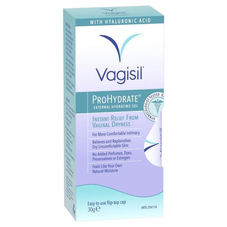 Vagisil ProHydrate External Hydrating Gel 30g front image on Livehealthy HK imported from Australia