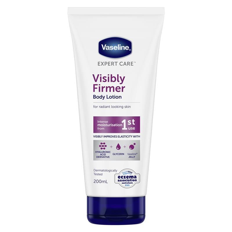 Vaseline Expert Care Visibly Firmer Body Lotion 200ml front image on Livehealthy HK imported from Australia