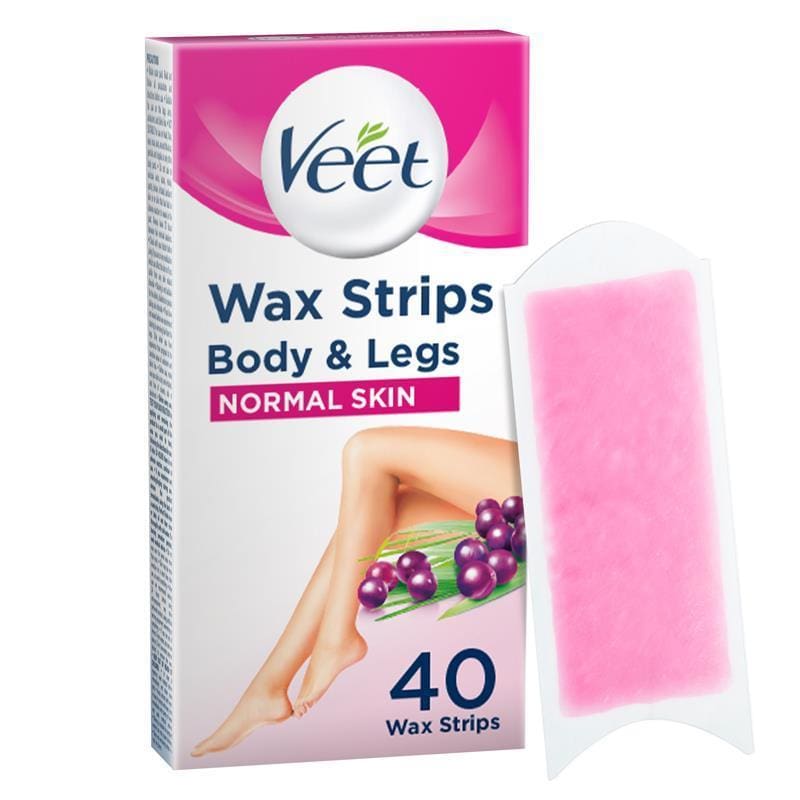 Veet EasyGrip Ready-to-Use Wax Strips 40 front image on Livehealthy HK imported from Australia