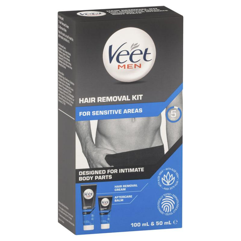 Veet For Men Intimate Areas Hair Removal Kit front image on Livehealthy HK imported from Australia