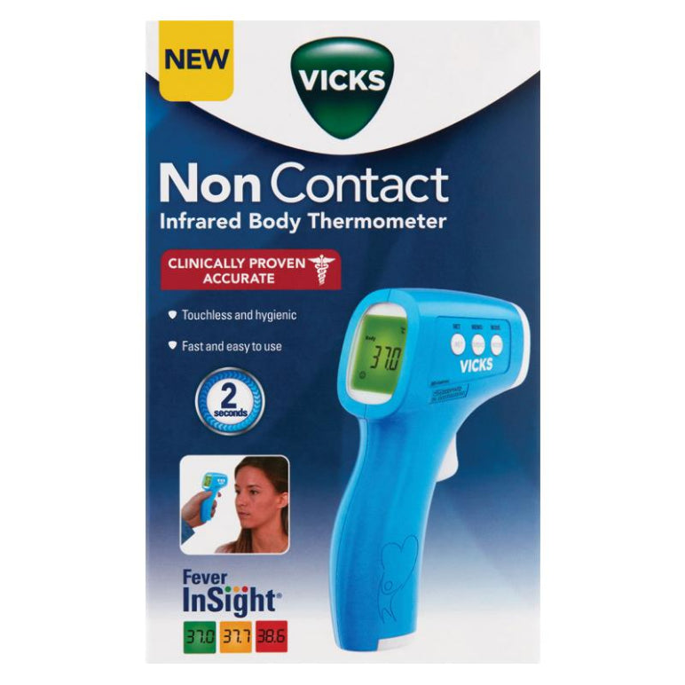 Vicks Non Contact Infrared Body Thermometer front image on Livehealthy HK imported from Australia
