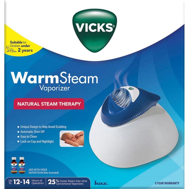 Vicks Warm Steam Vaporizer front image on Livehealthy HK imported from Australia